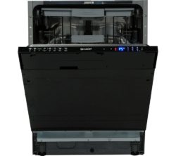 SHARP  QW-GD53I443X Full-size Integrated Dishwasher